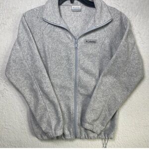 Columbia‎ women’s fleece jacket full zip sawyer rapids 2.0 pockets grey medium